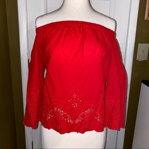 Forever 21 long sleeve off the shoulder